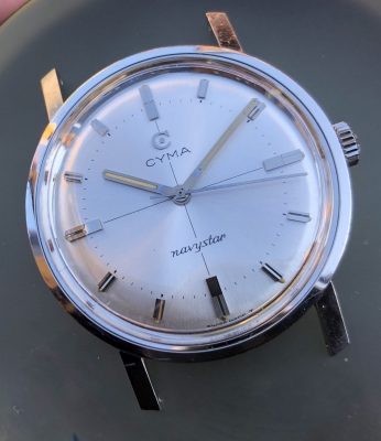 Cyma Navystar dress watch from 1960's