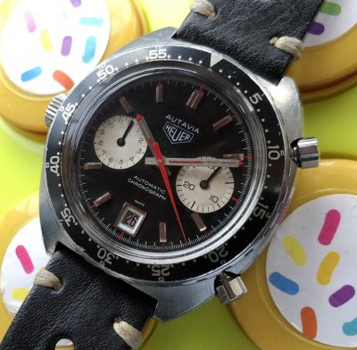 Heuer Autavia 1163MH ridged markers cal 11