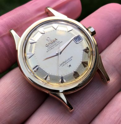Omega Constellation Pie Pan Calendar from 1956