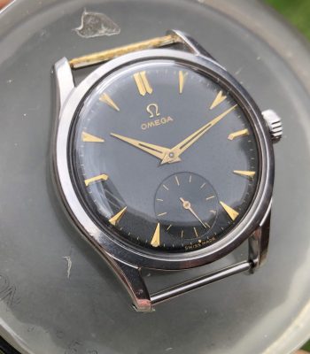 Vintage Omega Seamaster blak dial from 1950's