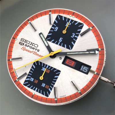 Vintage Seiko Speed-Timer 6138-0030 Kakume Square Eye Champagne dial from 1973