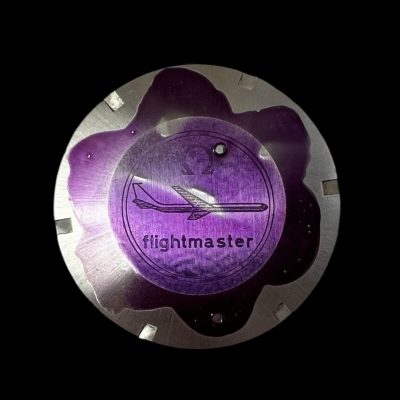 Nos Vintage Omega Flightmaster 145.026 Case  Back#Purple Wax Protection#1970’s