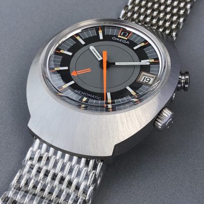 Nos Vintage Omega Seamaster Memomatic Alarm 166.071 From 1970#Exceptional