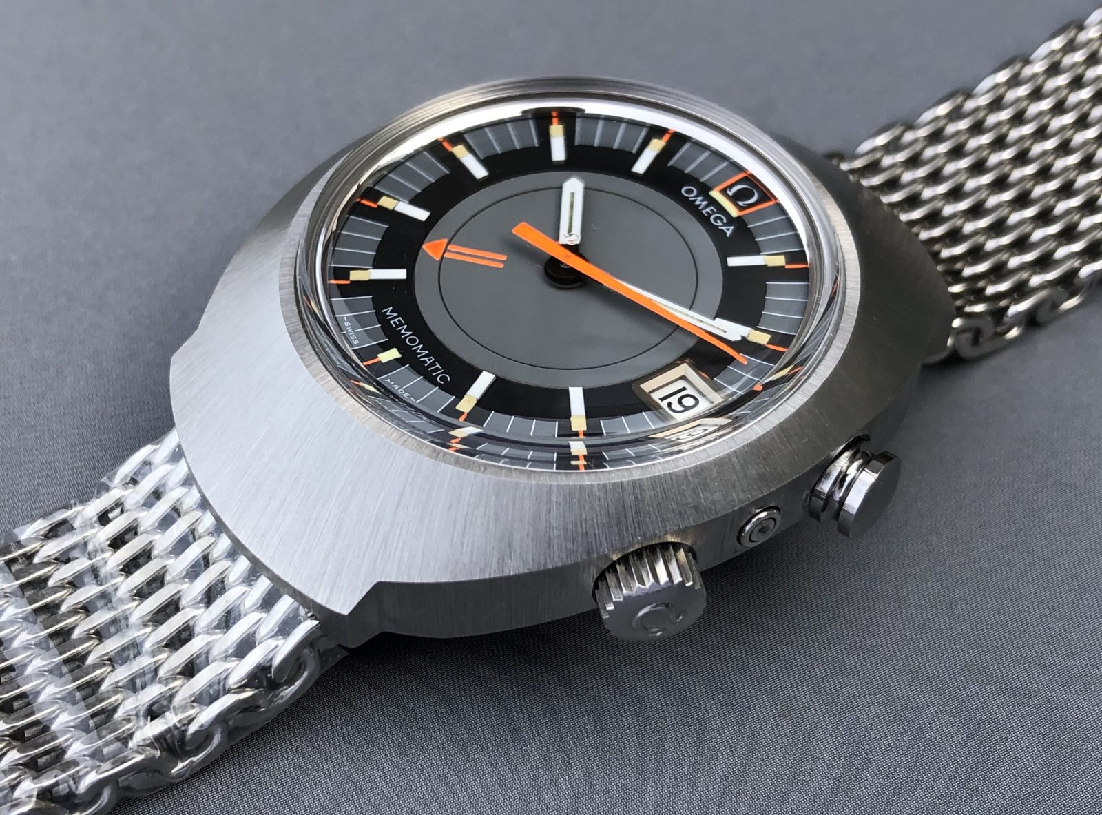 Nos Vintage Omega Seamaster Memomatic Alarm 166.071 From 1970#Exceptional - Image 4