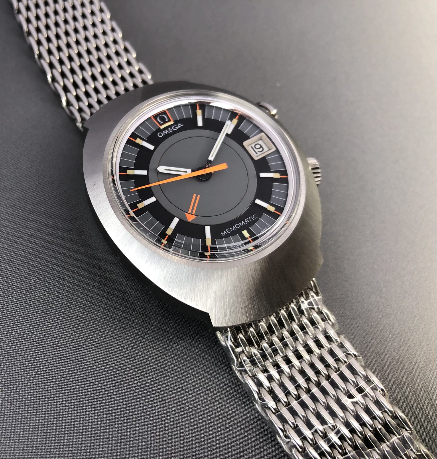 Nos Vintage Omega Seamaster Memomatic Alarm 166.071 From 1970#Exceptional - Image 13