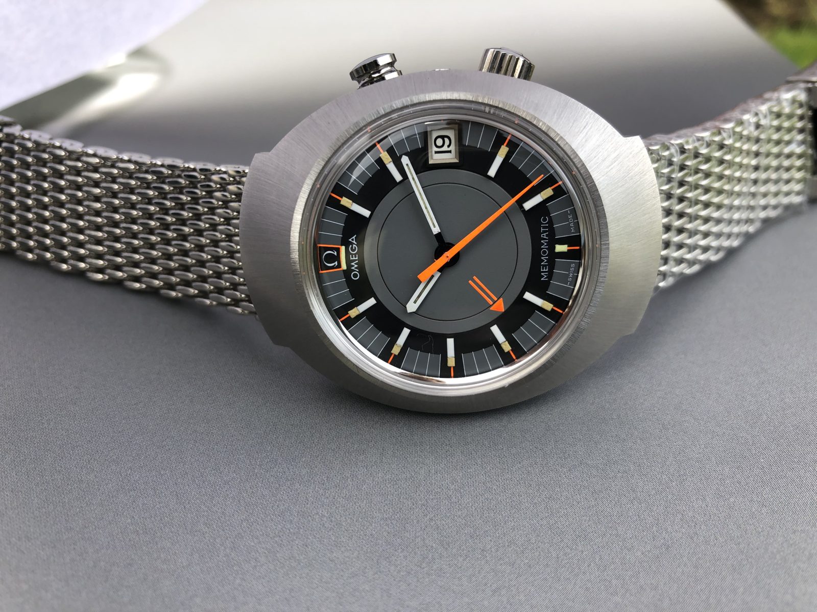 Nos Vintage Omega Seamaster Memomatic Alarm 166.071 From 1970#Exceptional - Image 12